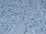 Mixed Vinyl Flakes Sapphire 5 lbs