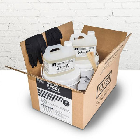DOUBLE KIT (500 sq/ft) Super White PE700920 100% Solid Epoxy Includes 2 x 4,5L : 2x Clear (842315052011) & 2x Dyes (PE700920 500 ml)