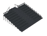 Large tiered with rear access