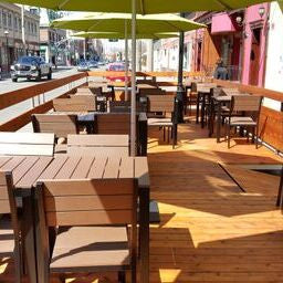 Super Quick Installation of a Street Terrace.