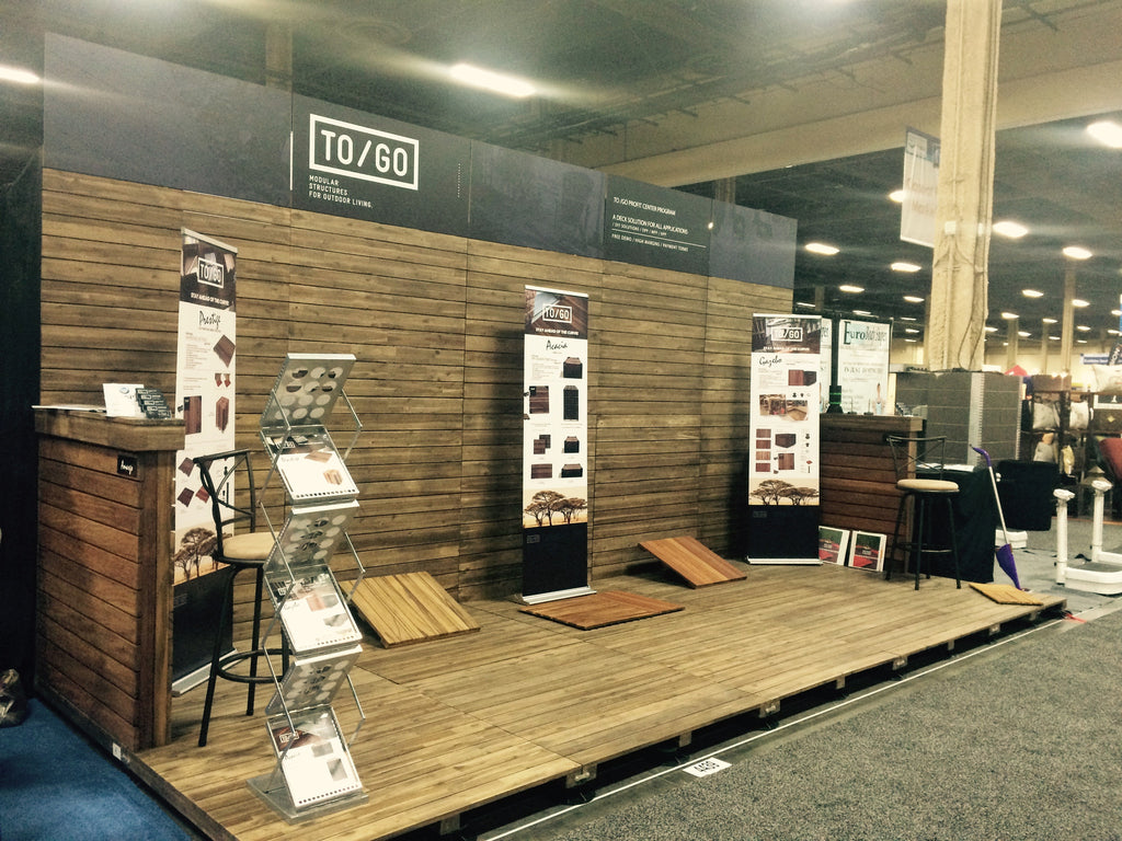 How to create your own booth, floor and or walls quickly and easily for your next trade show.