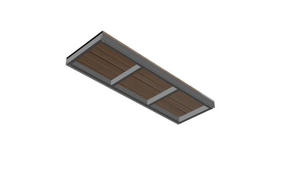 Modules d'Aluminium avec Revêtement de Cèdre (Type Cassette)-93