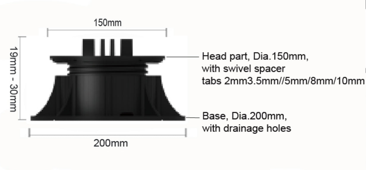 Support Ajustable DTG-S0 (Paquet de 32)-3