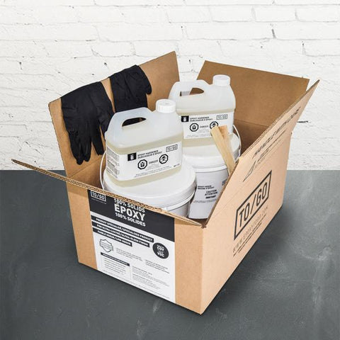DOUBLE KIT Silver Metallic 100% Solid Epoxy Includes 2 x 4,5L : 2x Clear (842315052011) & 2x Dye (BASE-101-500ML)