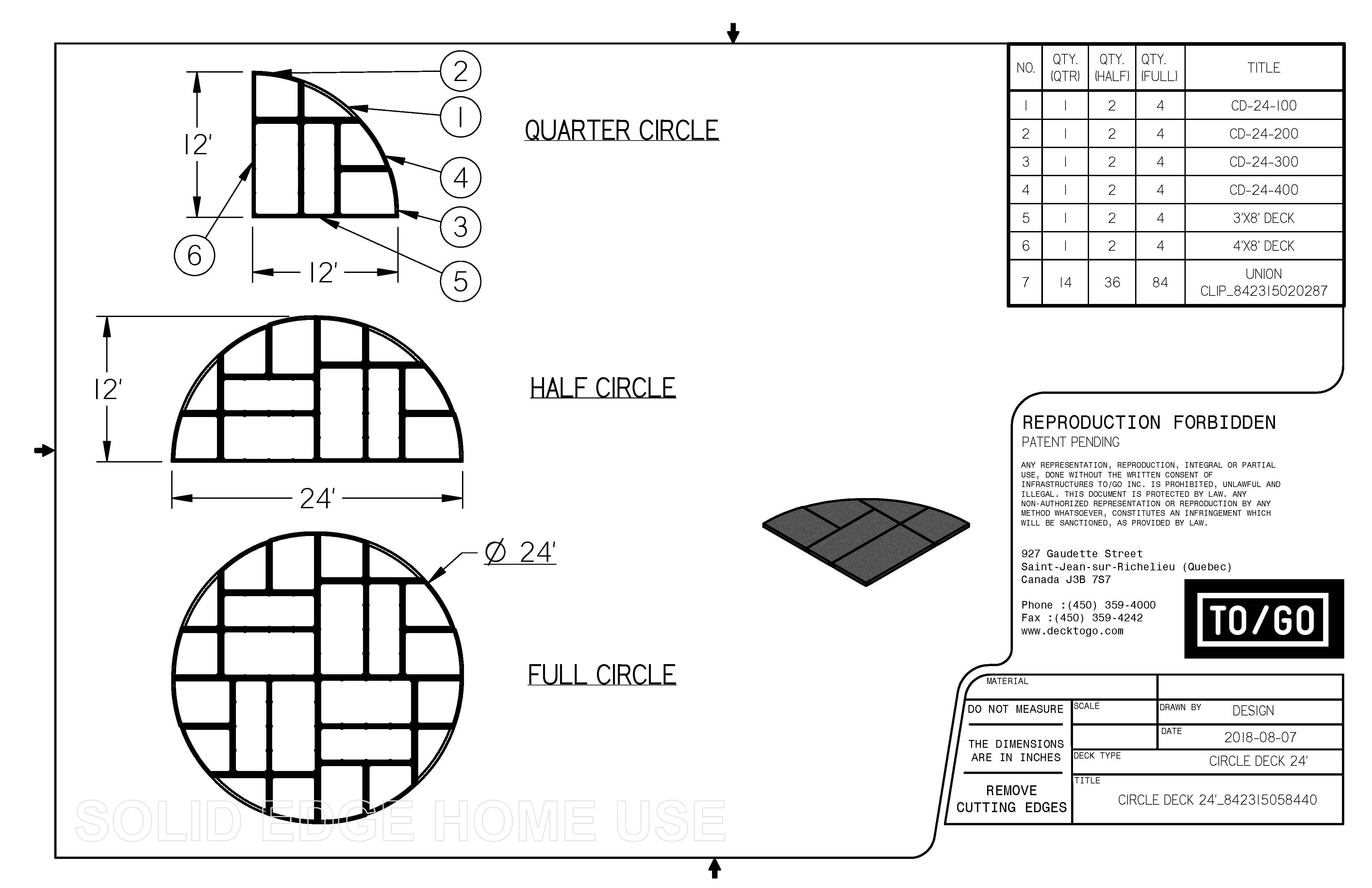 Circular Deck Kits-12