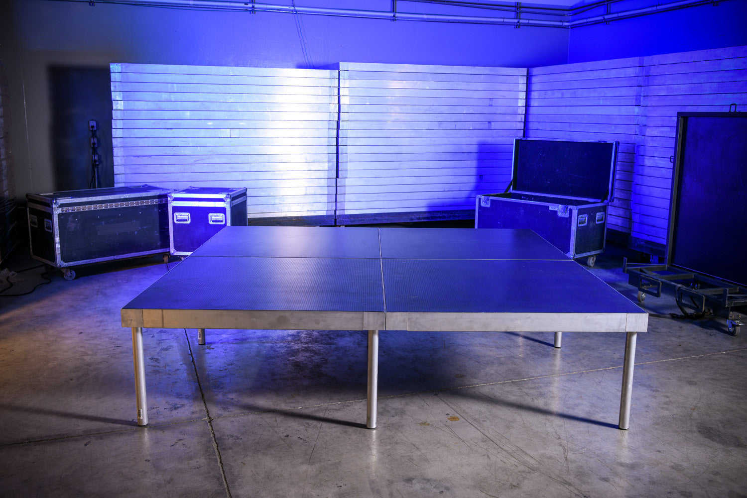 12'X16' Portable Stage Kits with guard rails using 4X4 Stage Modules-8