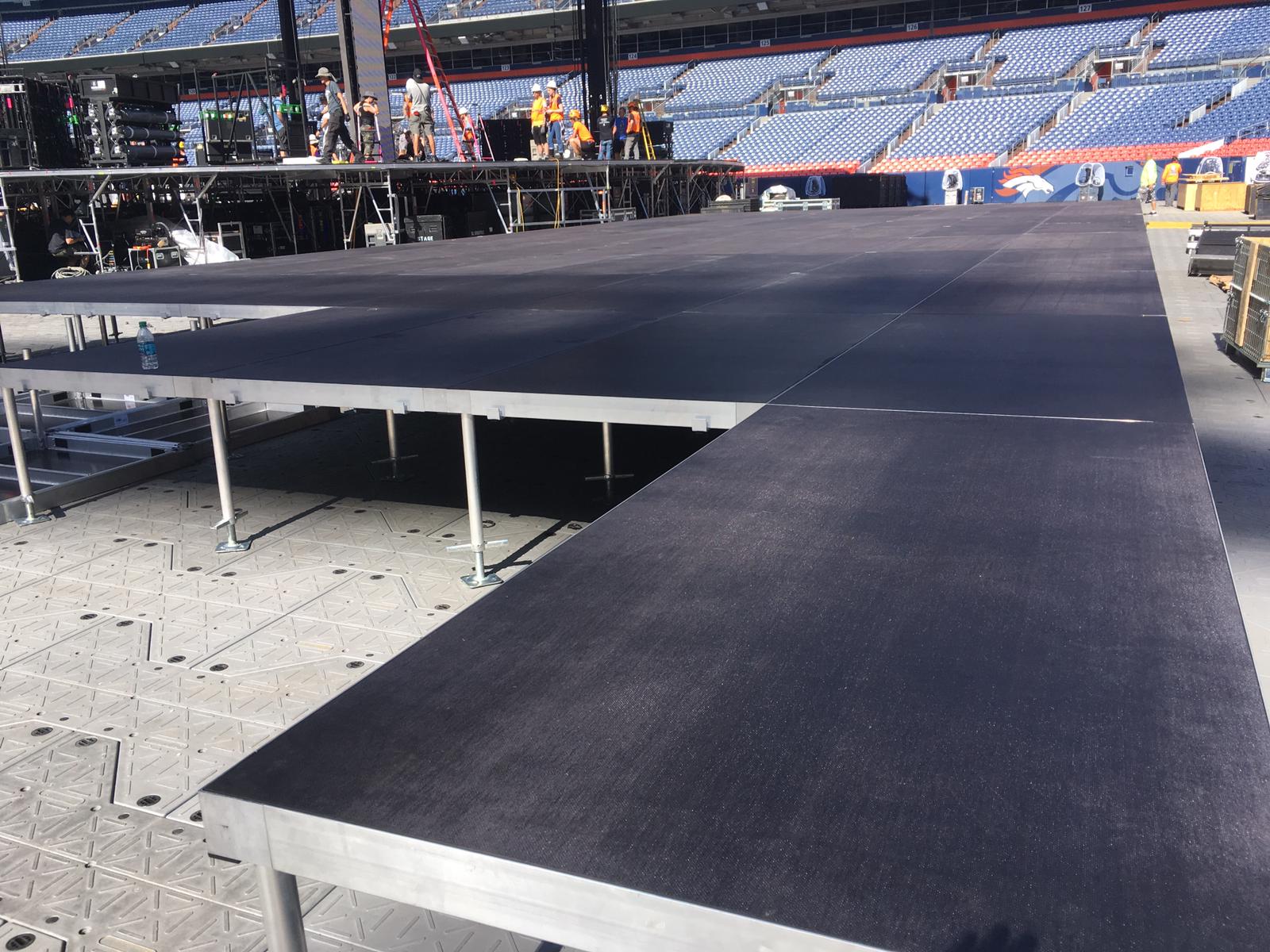 Wire Mesh Birch Portable Stage Deck Modules (SB Series)-2