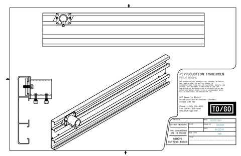 Inverted Flange for Stairs