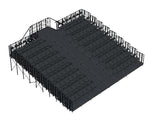 Portable Tiered Seating Kits using 4X4 Stage Modules