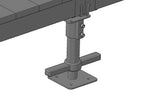 screw jack with leg bracket