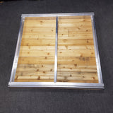 Cassette OL Series - STRUCTURAL CEDAR  DECK TILE Aluminium + Canadian Red Cedar (Cassette Type)