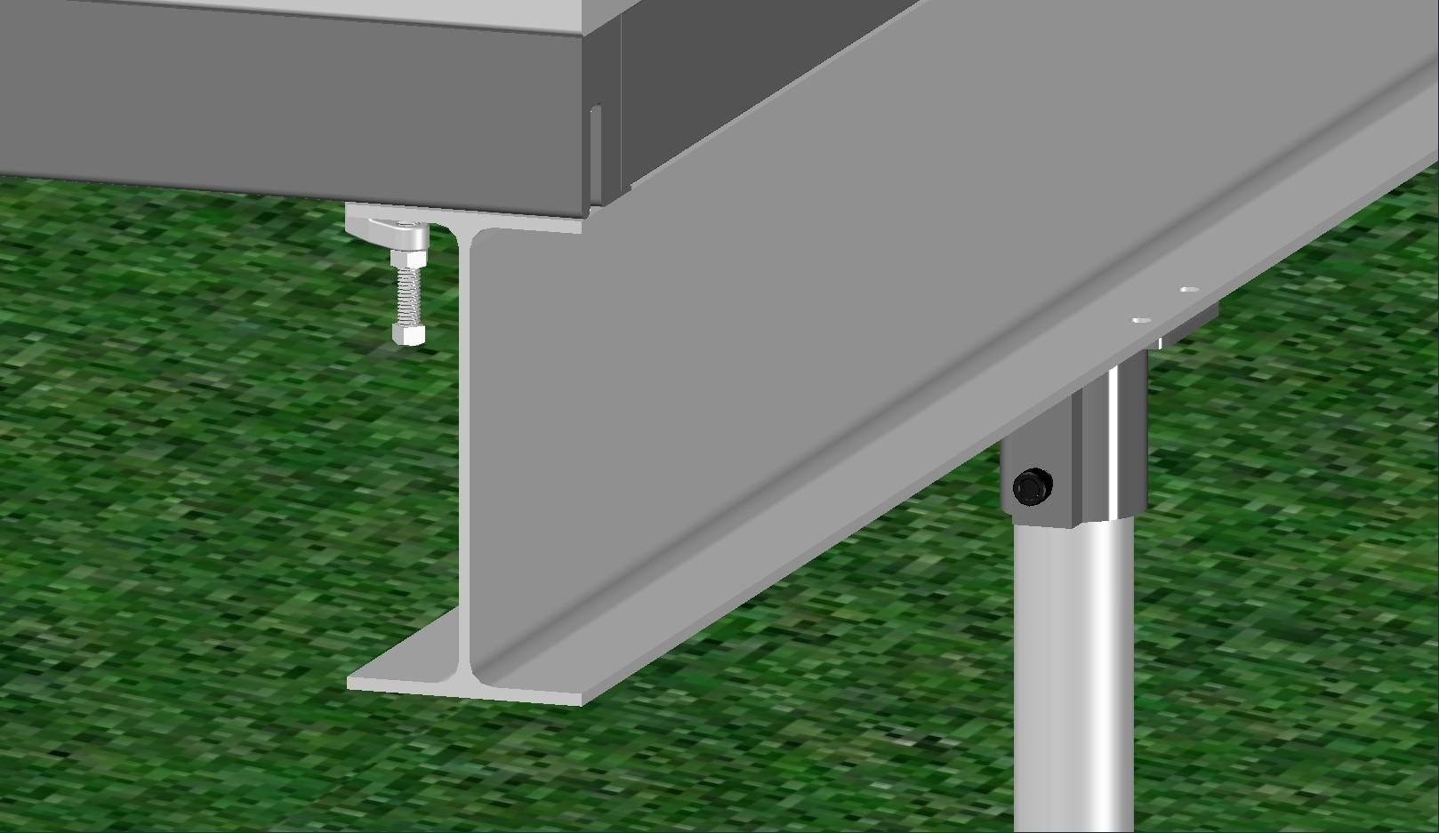 Cassette OL Series - STRUCTURAL DECK TILE FRAME, NO WOOD (Cassette Type)