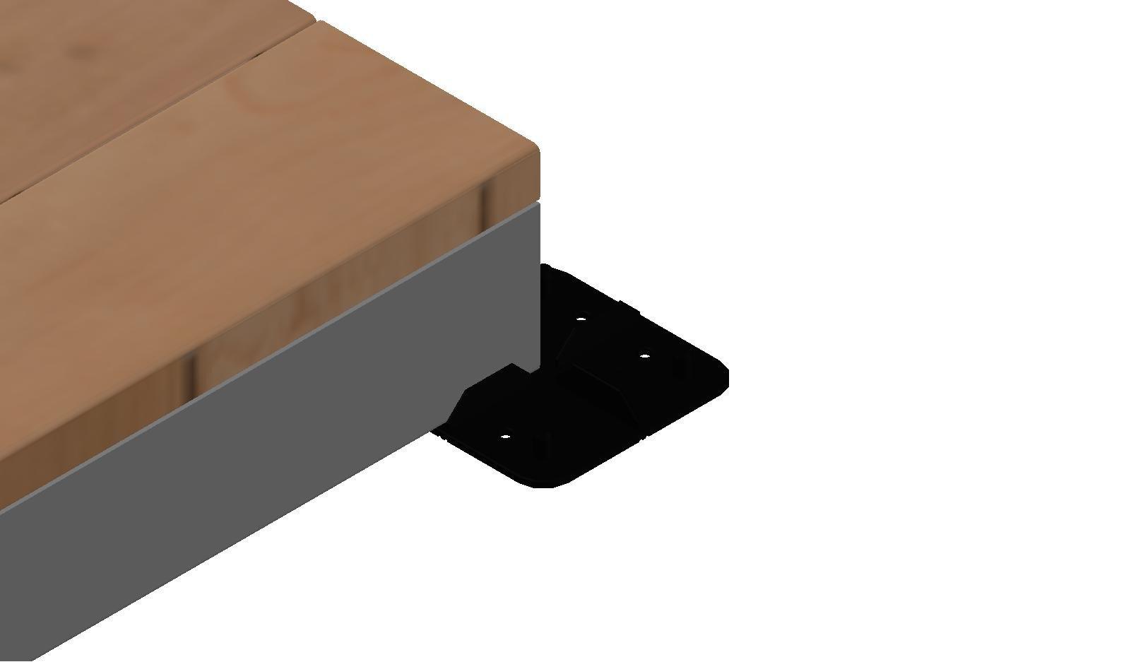 Cassette OL Series - STRUCTURAL DECK TILE FRAME, NO WOOD (Cassette Type)