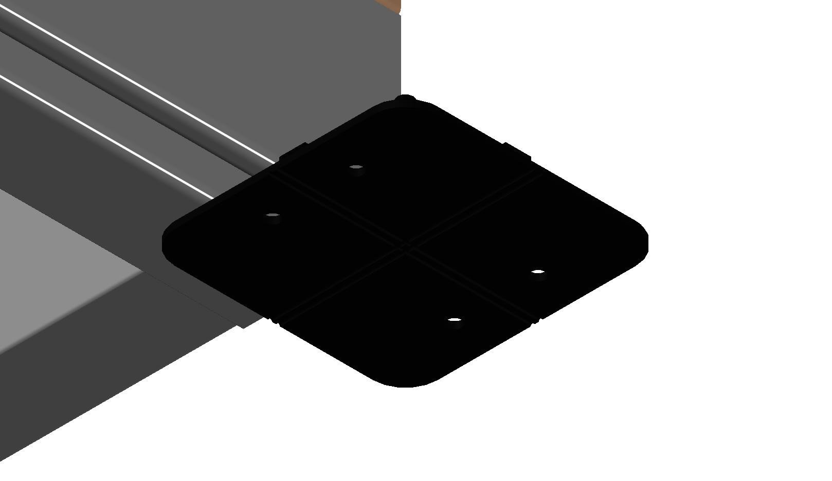Cassette OL Series - STRUCTURAL DECK TILE FRAME, NO WOOD (Cassette Type)