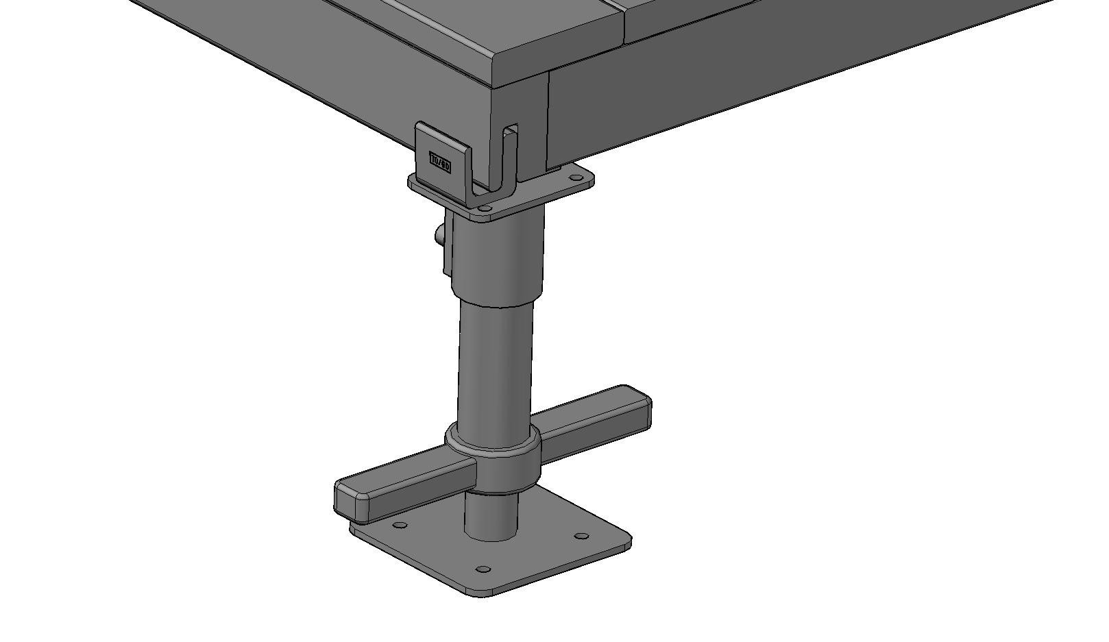 Cassette OL Series - STRUCTURAL DECK TILE FRAME, NO WOOD (Cassette Type)