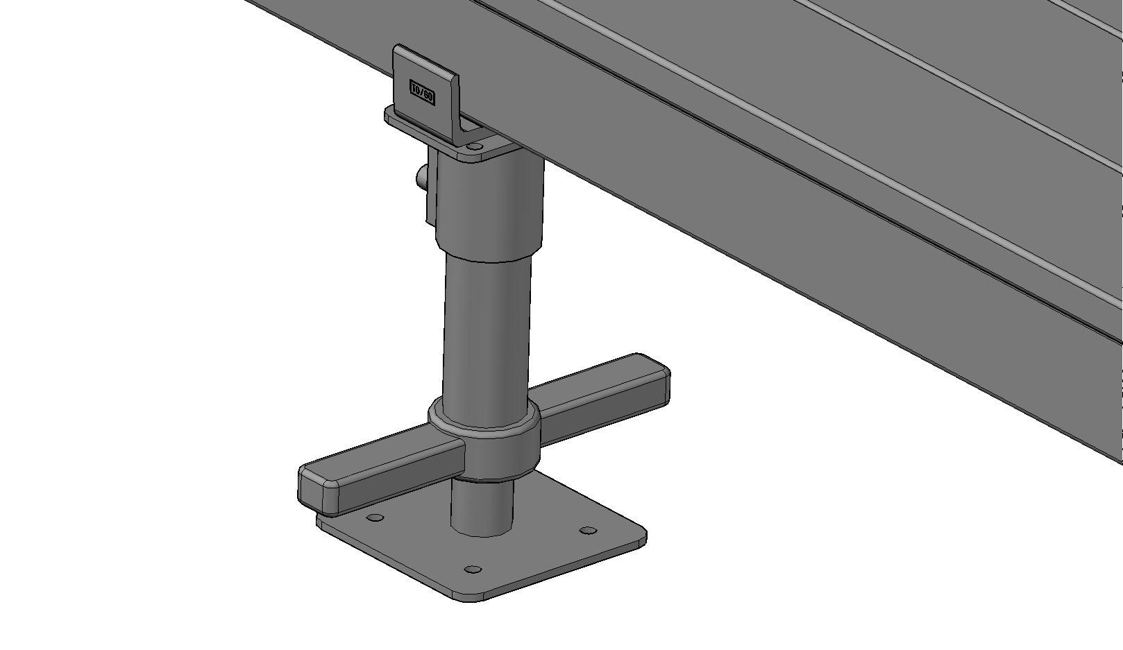 Cassette OL Series - STRUCTURAL DECK TILE FRAME, NO WOOD (Cassette Type)