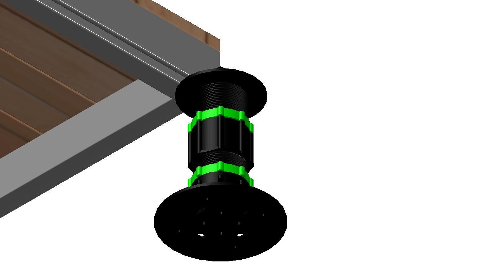 Cassette OL Series - STRUCTURAL DECK TILE FRAME, NO WOOD (Cassette Type)
