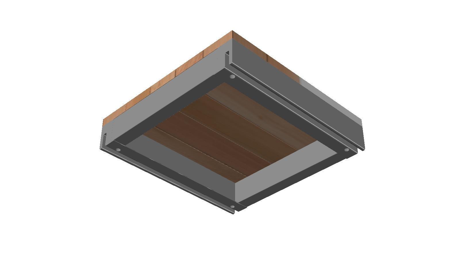 Cassette OL Series - STRUCTURAL DECK TILE FRAME, NO WOOD (Cassette Type)