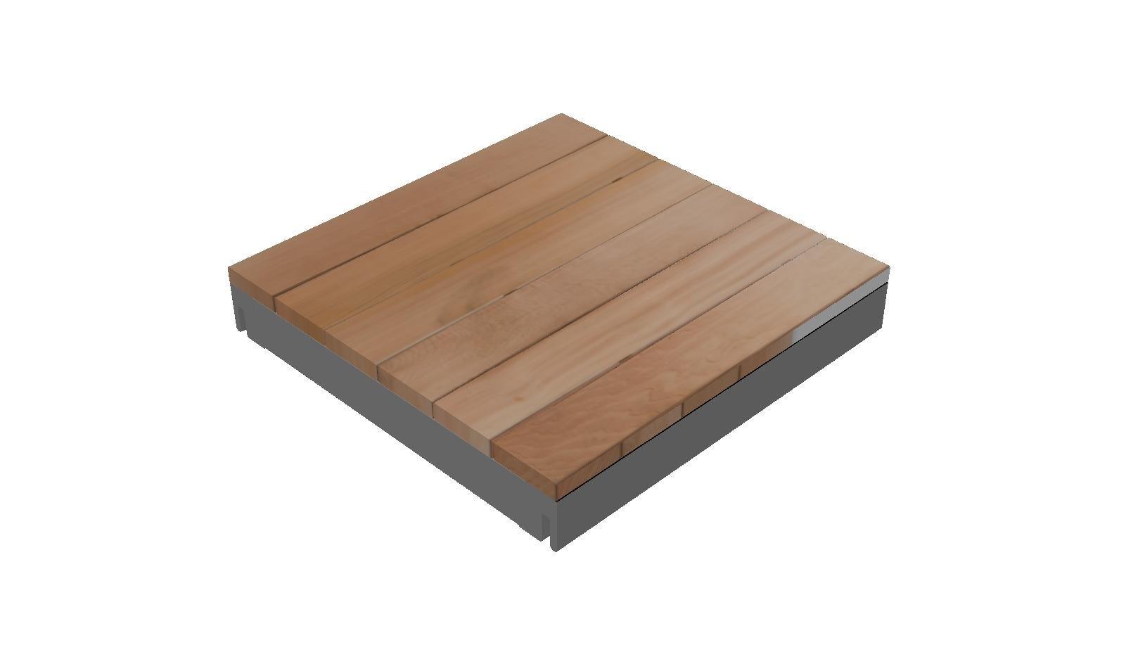 Cassette OL Series - STRUCTURAL DECK TILE FRAME, NO WOOD (Cassette Type)