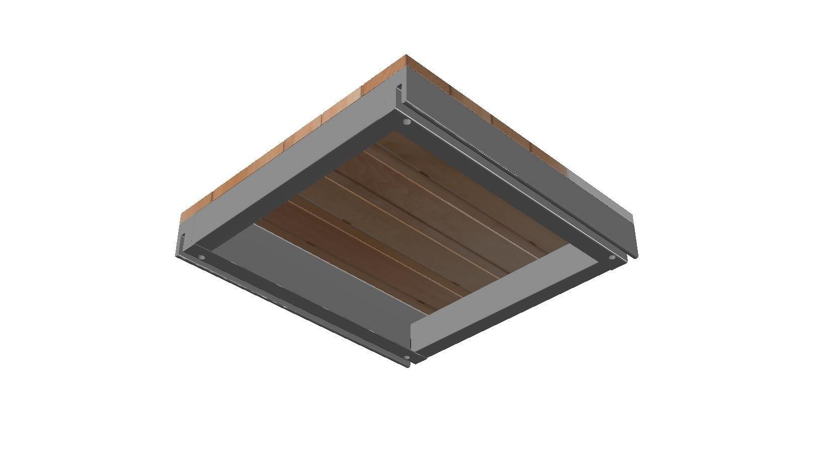 Cassette OL Series - STRUCTURAL DECK TILE FRAME, NO WOOD (Cassette Type)