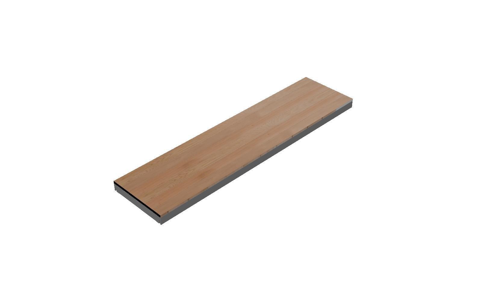 Cassette OL Series - STRUCTURAL DECK TILE FRAME, NO WOOD (Cassette Type)