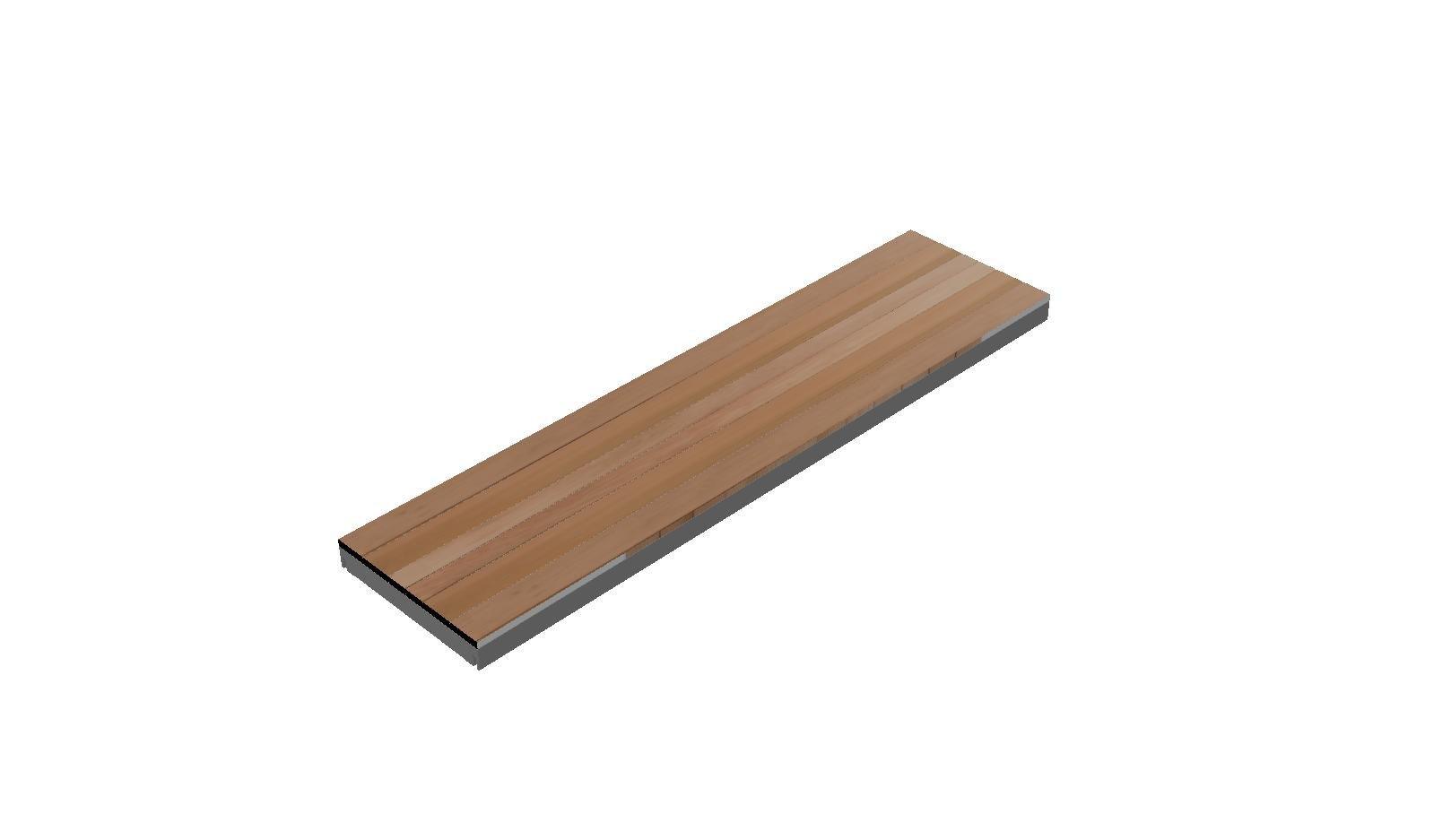 Cassette OL Series - STRUCTURAL DECK TILE FRAME, NO WOOD (Cassette Type)