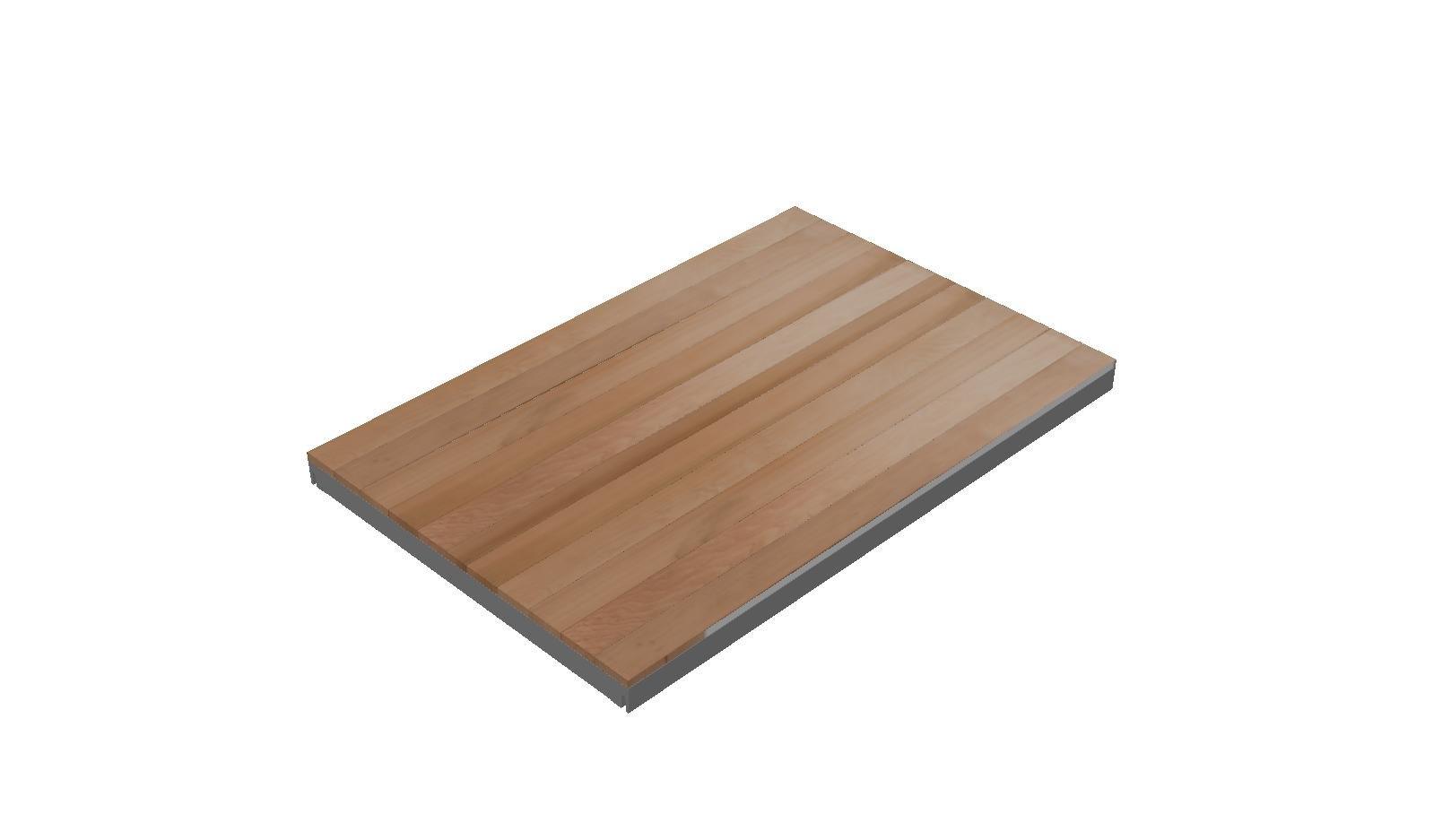 Cassette OL Series - STRUCTURAL DECK TILE FRAME, NO WOOD (Cassette Type)