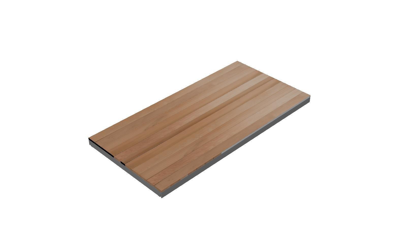 Cassette OL Series - STRUCTURAL DECK TILE FRAME, NO WOOD (Cassette Type)