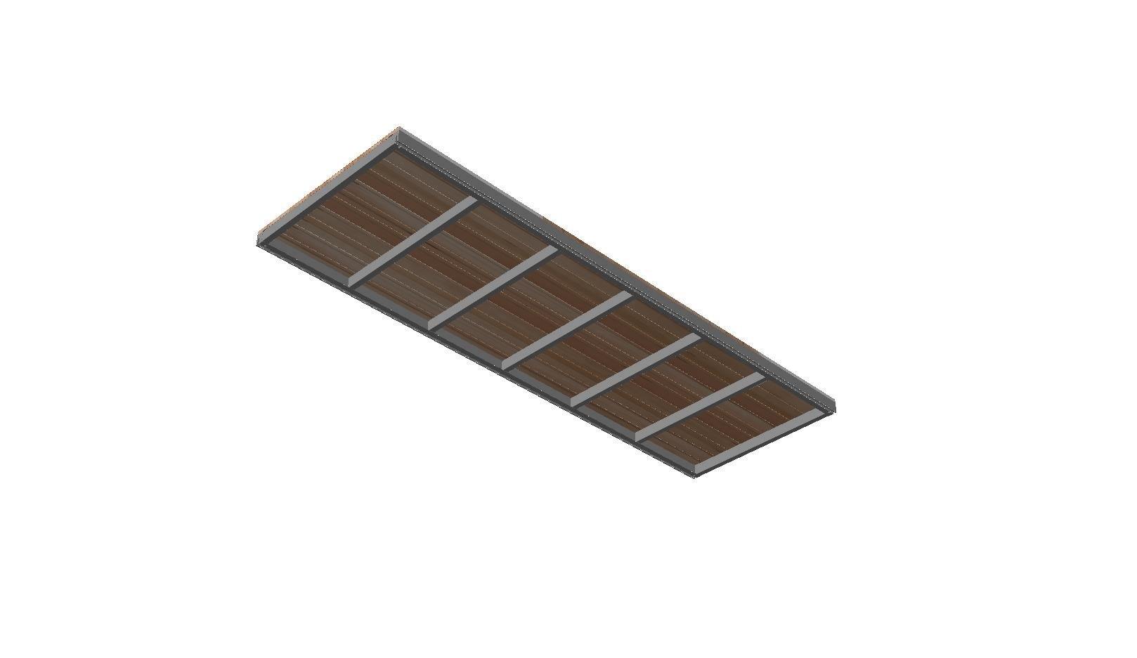 Cassette OL Series - STRUCTURAL DECK TILE FRAME, NO WOOD (Cassette Type)
