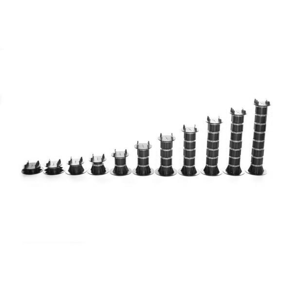 Supports Ajustables (Plots) DTG-DALLES ET PAVÉS avec Espaceurs (Paquet de 8)-16