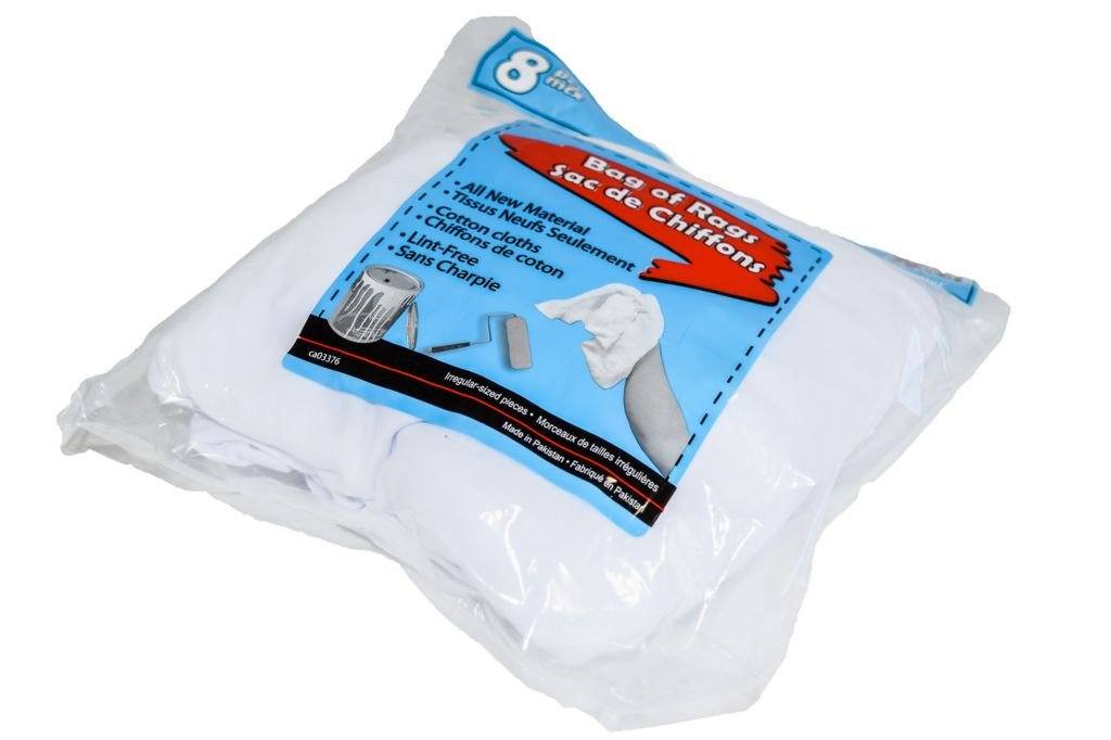 Market Place - 8 Pieces White Cotton Cloths (RPRW-J8P)