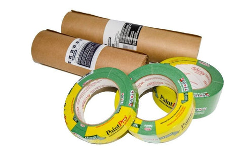 Market Place - Kit Of Making Tape Pro Green And Brown Masking Paper (842315052103)