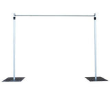 Pipe And Drapes - Adjustable Upright Pipe With Slip-Lock Two Pieces Pipe, 4'' Pin And Screw