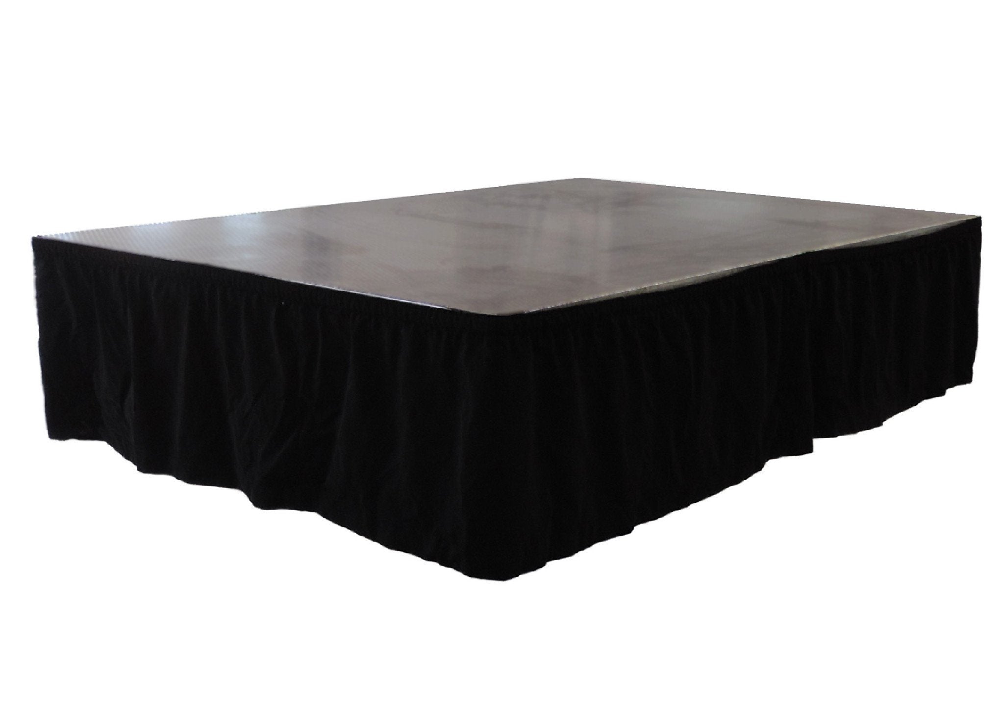 Pipe And Drapes - Velvet Stage Skirt With Velcro