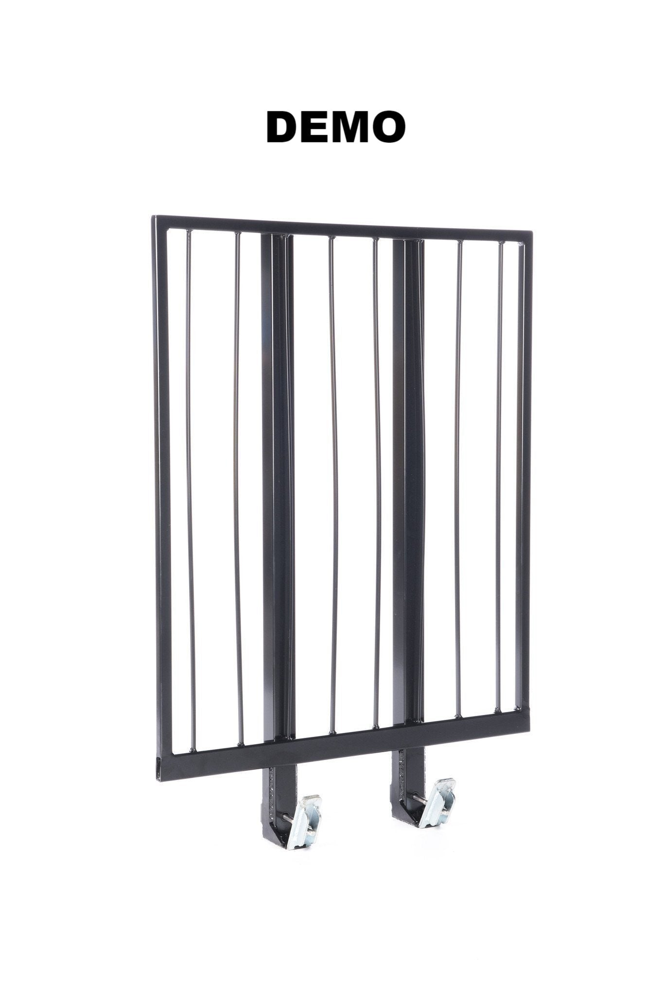 Railing - Aluminum Guardrail Frame (Code Compliant For Public Use) BLACK FINISH