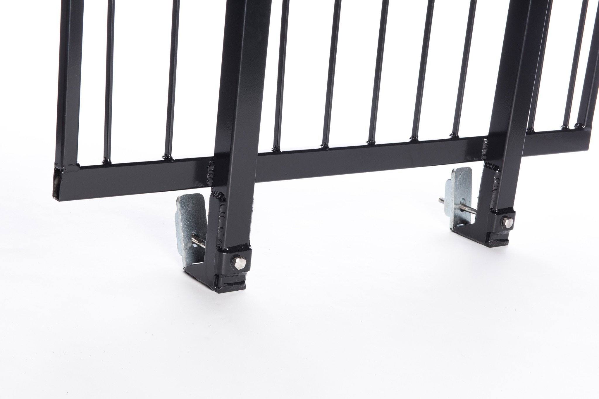 Railing - Aluminum Guardrail Frame (Code Compliant For Public Use) BLACK FINISH
