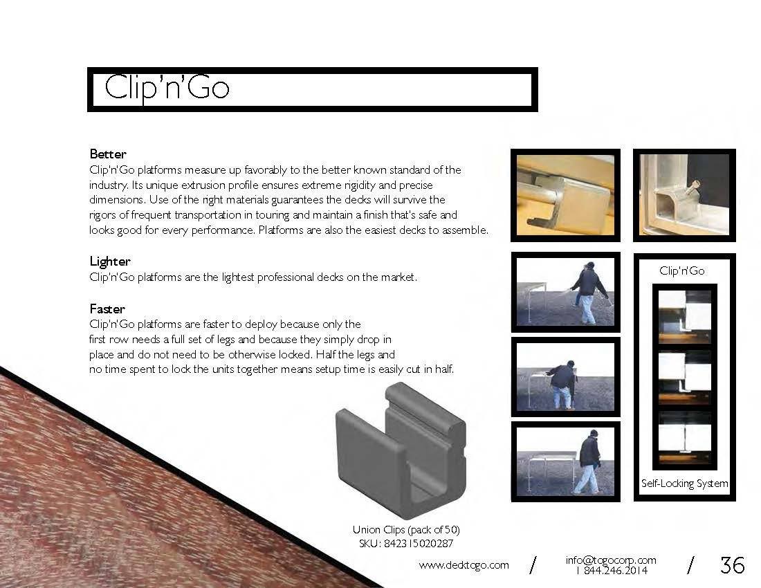 SB Decks - Union Clips (pack Of 50)