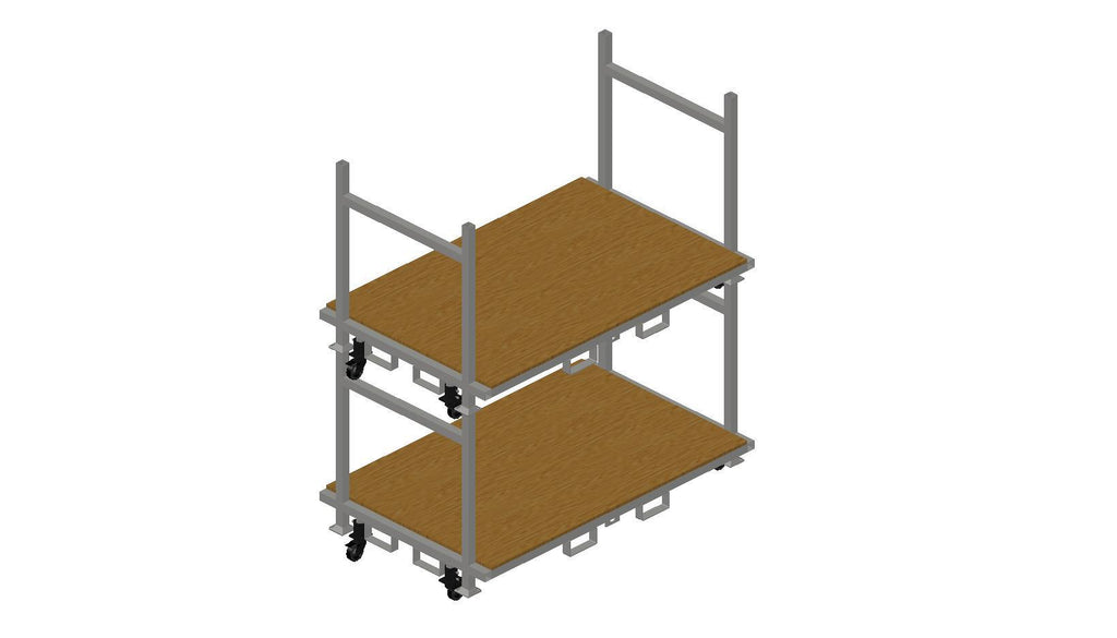 Stackable Cargo Carts. Rolling Cargo Cart