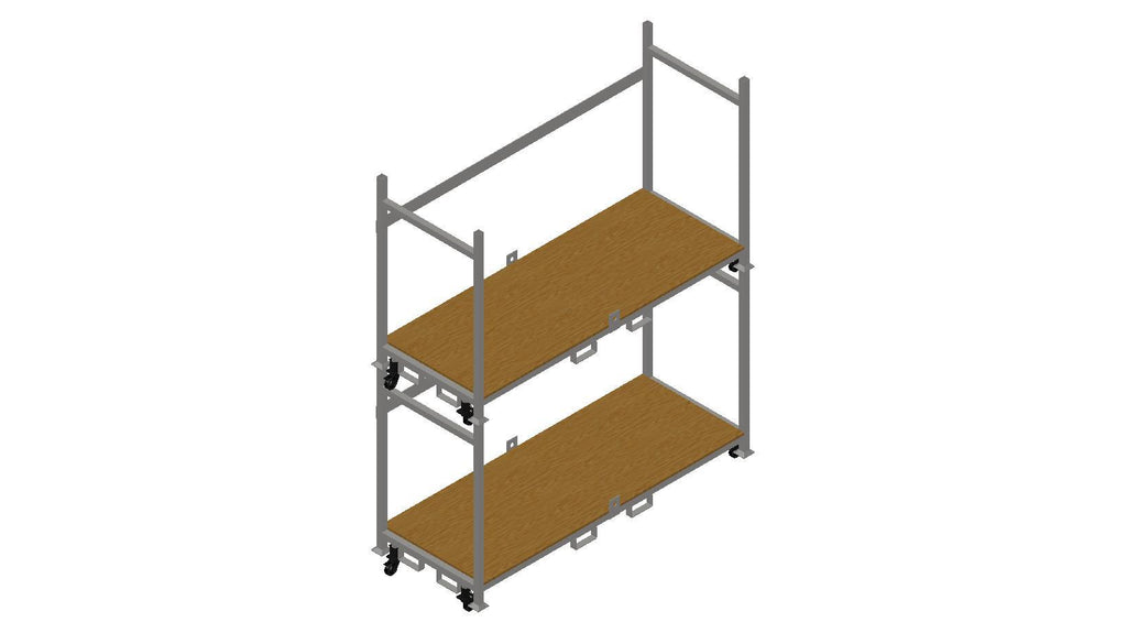 Stackable Cargo Carts. Rolling Cargo Cart