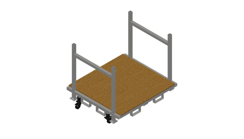 Stackable Cargo Carts. Rolling Cargo Cart