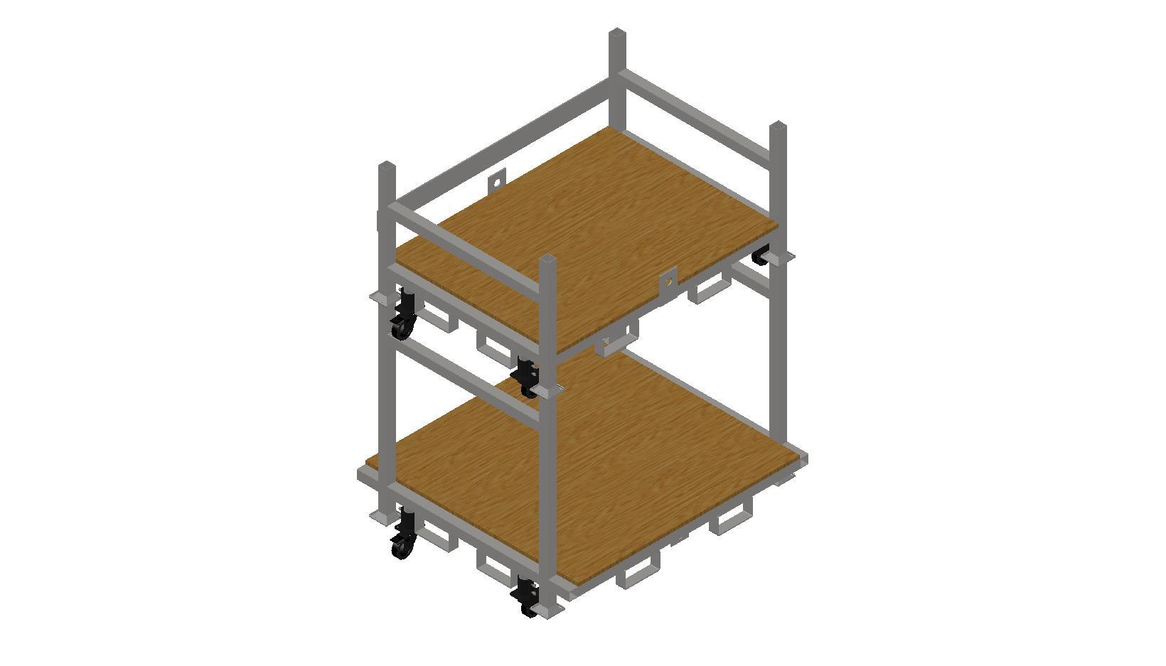 STACKABLE CARGO CARTS (wheels Not Included)