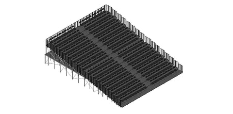 Tiered Seating Kit 40'X48' KIT