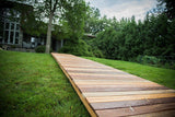 Wood Tiles - Cumaru Deck Tile ( Not Oiled, Pin Hole And Light Scratches Are Normal)